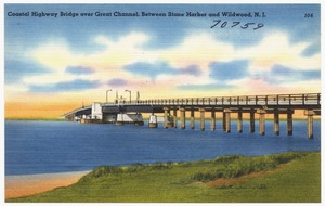 Coastal Highway Bridge over General Channel, between Stone Harbor and Wildwood, N. J.