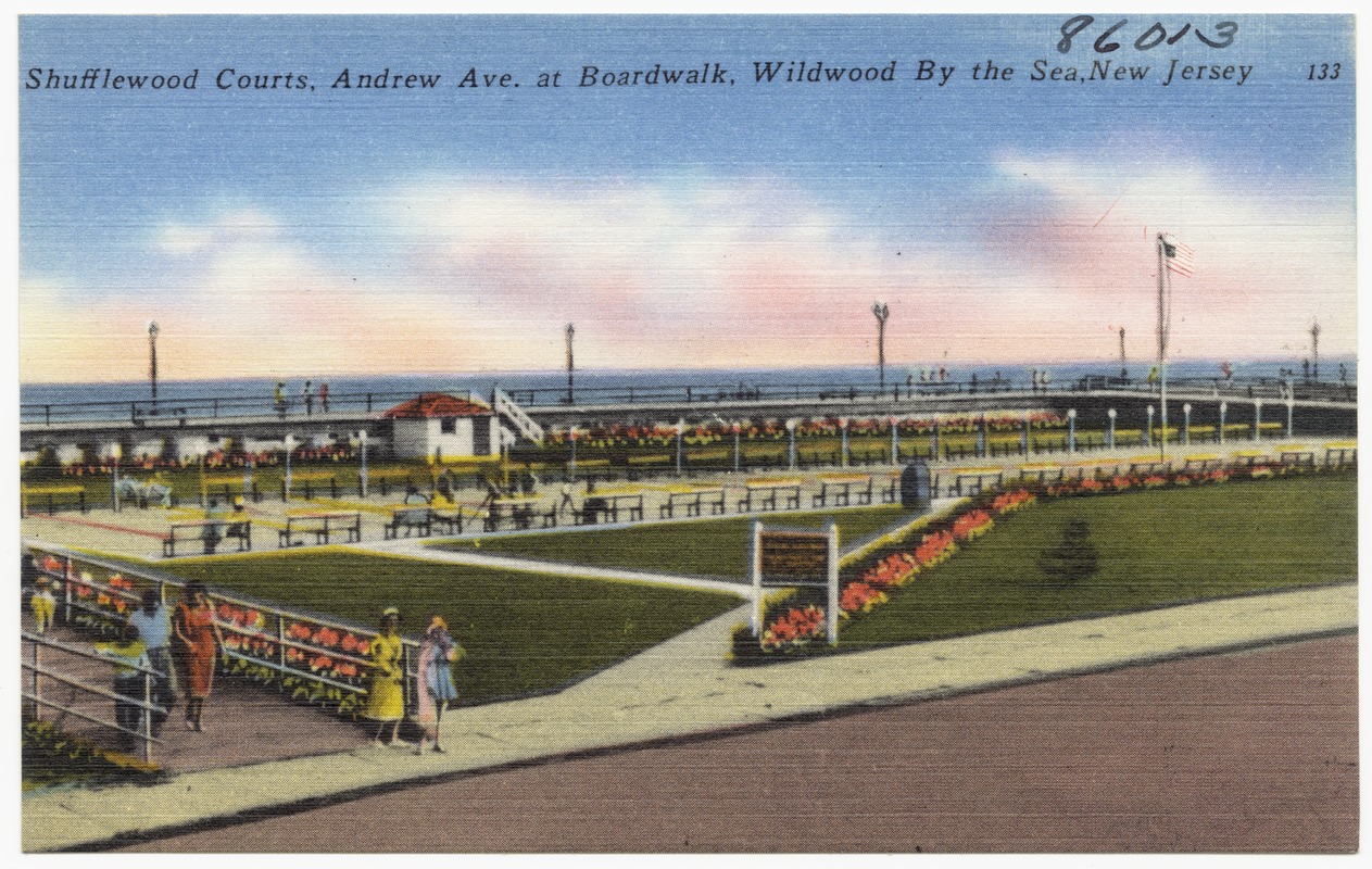 Shufflewood Courts, Andrew Ave. at boardwalk, Wildwood by the Sea, New Jersey