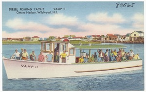 Diesel fishing yacht Vamp II, Ottens Harbor, Wildwood, N. J.