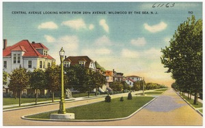 Central Avenue looking north from 26th Avenue, Wildwood by the Sea, N. J.