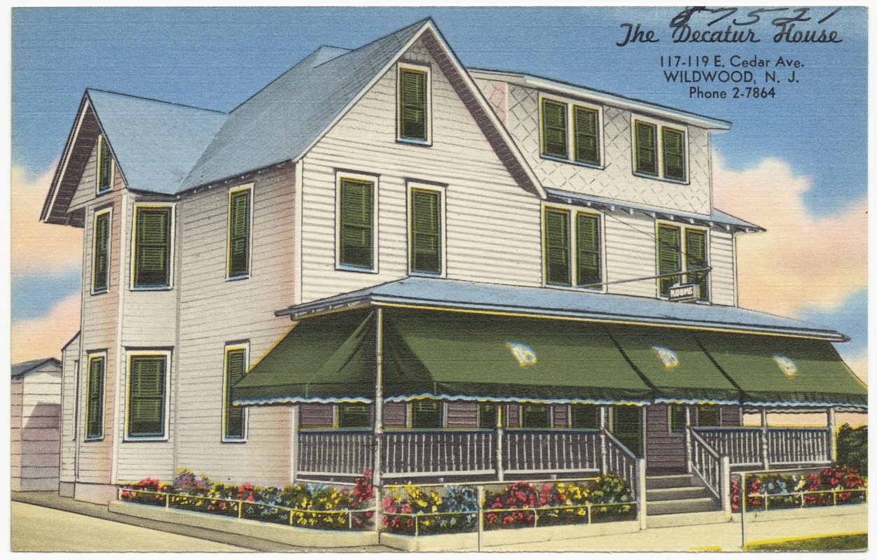 The Decatur House, 117-119 E. Cedar Ave., Wildwood, N. J.