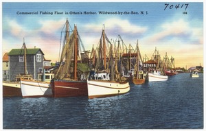 Commercial fishing fleet in Otten's Harbor, Wildwood-by-the-Sea, N. J.