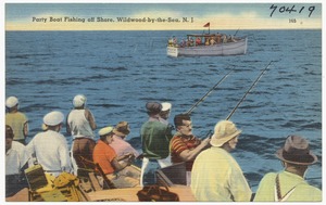 Party boat fishing off shore, Wildwood-by-the-Sea, N. J.