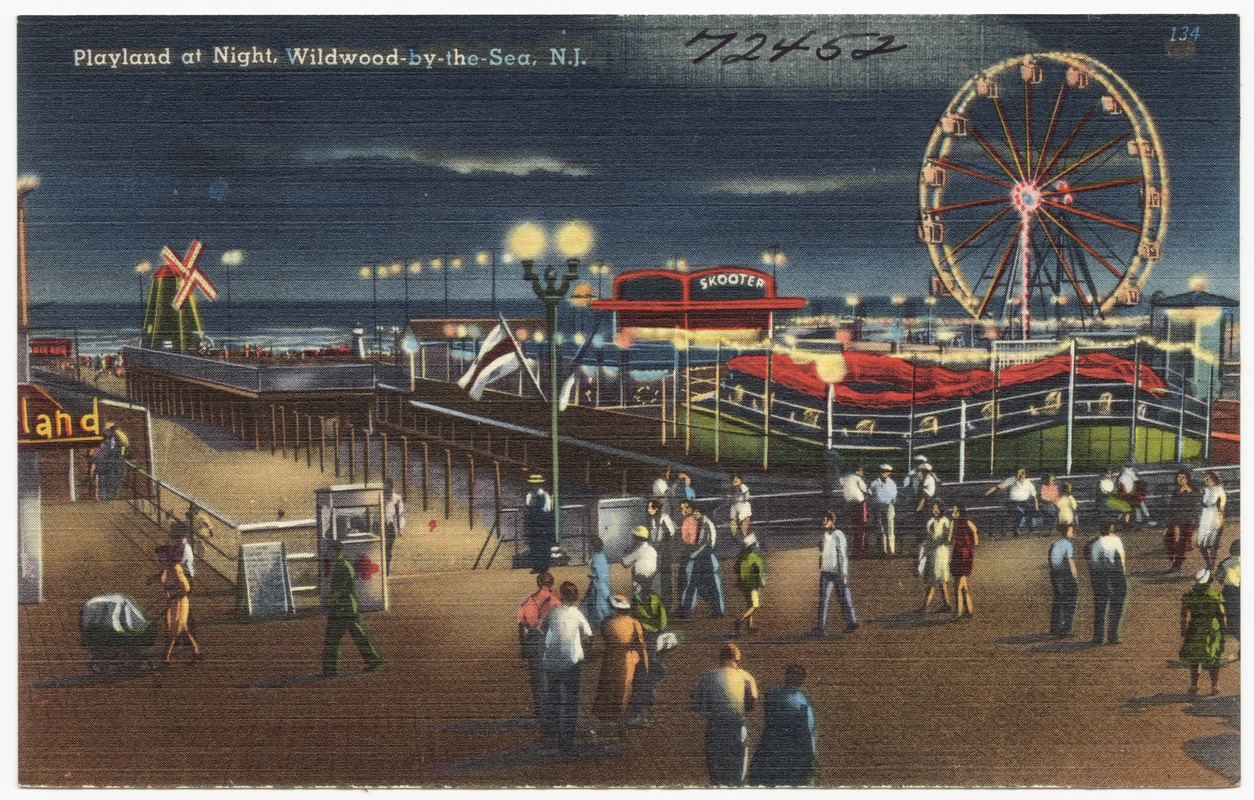 Playland at night, Wildwood-by-the-Sea, N.J.