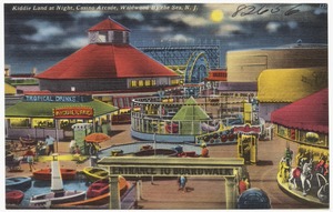 Kiddie Land at night, Casino Arcade, Wildwood by the Sea, N. J.