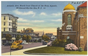 Atlantic Ave., north from Church of the Holy Apostle, Wildwood-by-the-Sea, N. J.