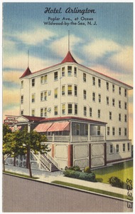 Hotel Arlington, Poplar Ave., at Ocean, Wildwood-by-the-Sea, N. J.
