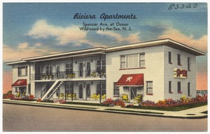 Riviera Apartments, Spencer Ave. at ocean, Wildwood-by-the-Sea, N. J.