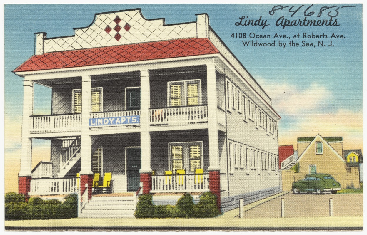 Lindy Apartments, 4108 Ocean Ave., at Roberts Ave., Wildwood by the Sea, N. J.
