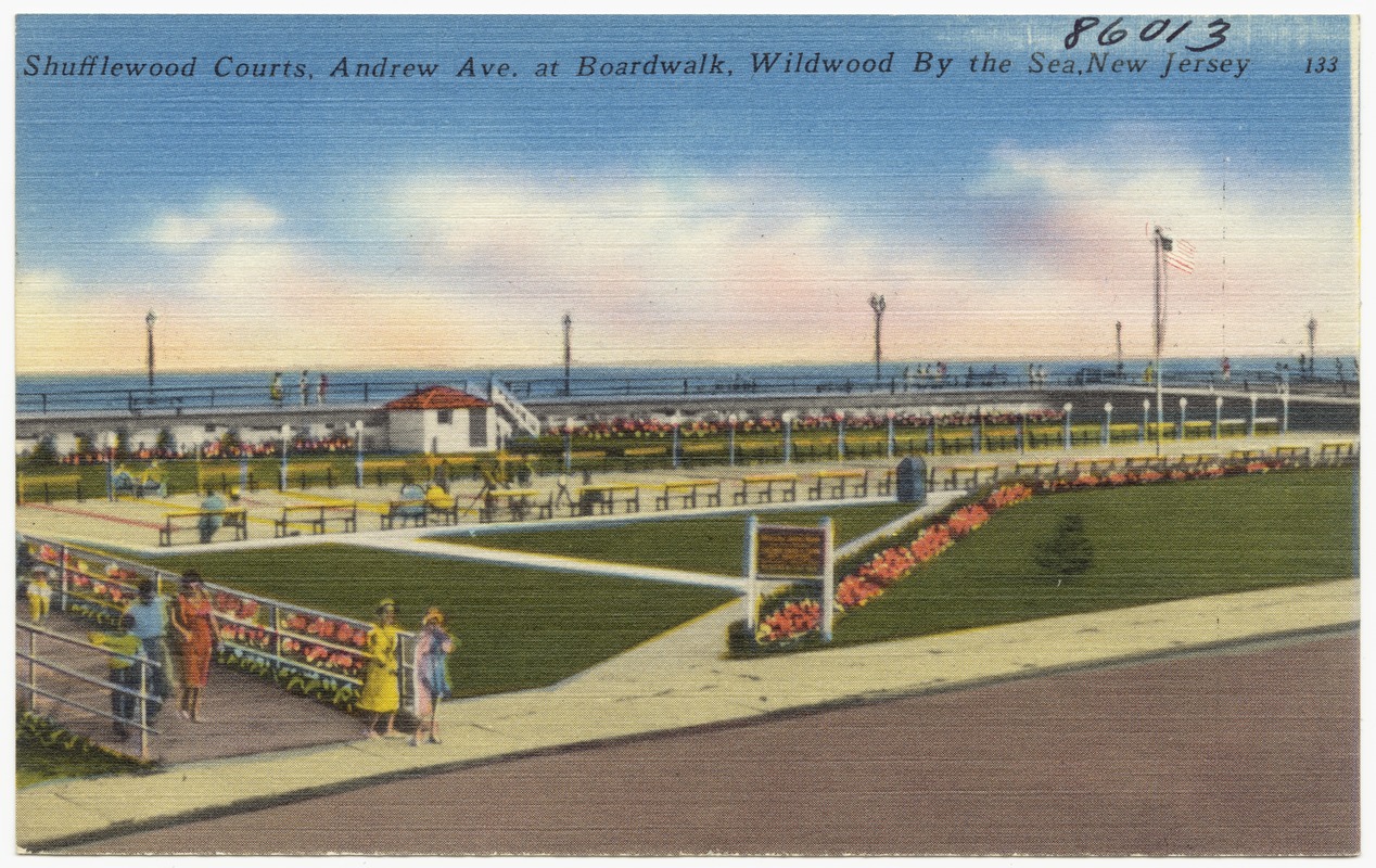 Shufflewood Courts, Andrew Ave. at boardwalk, Wildwood by the Sea, New Jersey