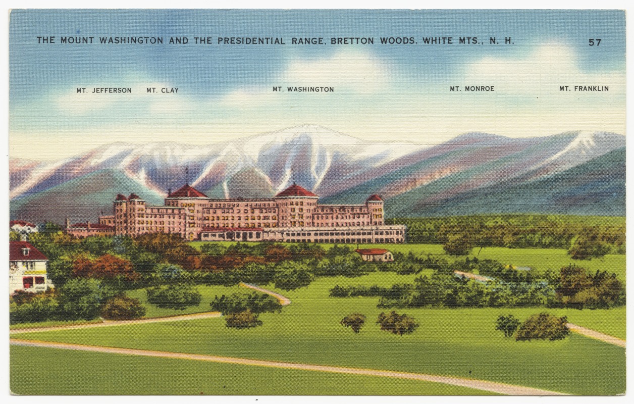 The Mount Washington and the Presidential Range, Bretton Woods, White Mts., N. H.