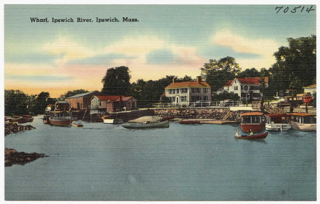 Wharf, Ipswich River, Ipswich, Mass.