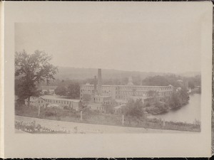 Wachusett Reservoir, West Boylston Manufacturing Company, from the east, Oakdale, West Boylston, Mass., 1895