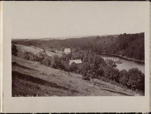 Wachusett Reservoir, dam site, from west side of Boylston Street, Clinton, Mass., 1895