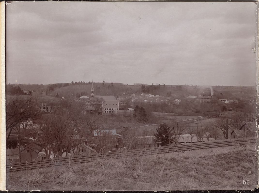 Wachusett Reservoir, West Boylston, from hill near South Boylston