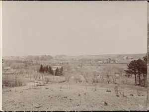 Wachusett Reservoir, Holbrook Mills, from the northeast, West Boylston, Mass., Apr. 9, 1896