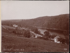 Wachusett Aqueduct, Shaft No. 1 and dam site, from the east, Clinton, Mass., May 23, 1896