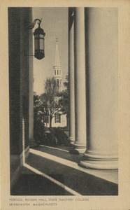 Portico, Boyden Hall, State Teachers College, Bridgewater, Massachusetts