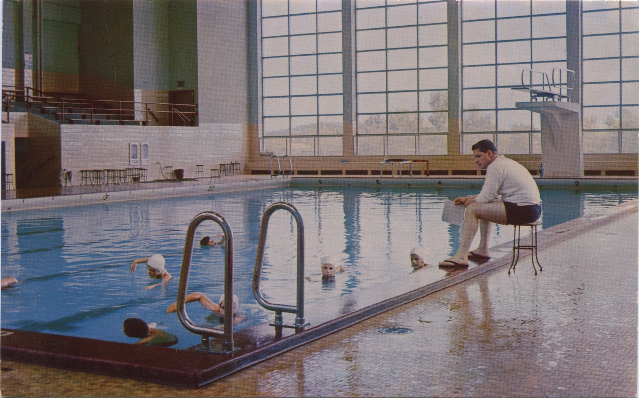 Gymnasium swimming pool, Bridgewater State College