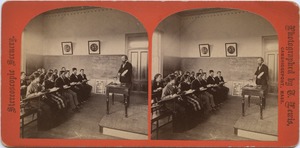 Classroom of A.G. Boyden, State Normal School at Bridgewater