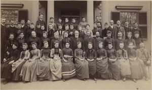 Bridgewater Normal School faculty and students
