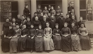 Bridgewater Normal School faculty and students, circa 1890