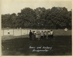 Tennis and archery, State Normal School at Bridgewater, Massachusetts