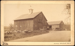 Sudbury Reservoir, real estate, Horace Nickols' barn, Southborough, Mass., ca. 1893