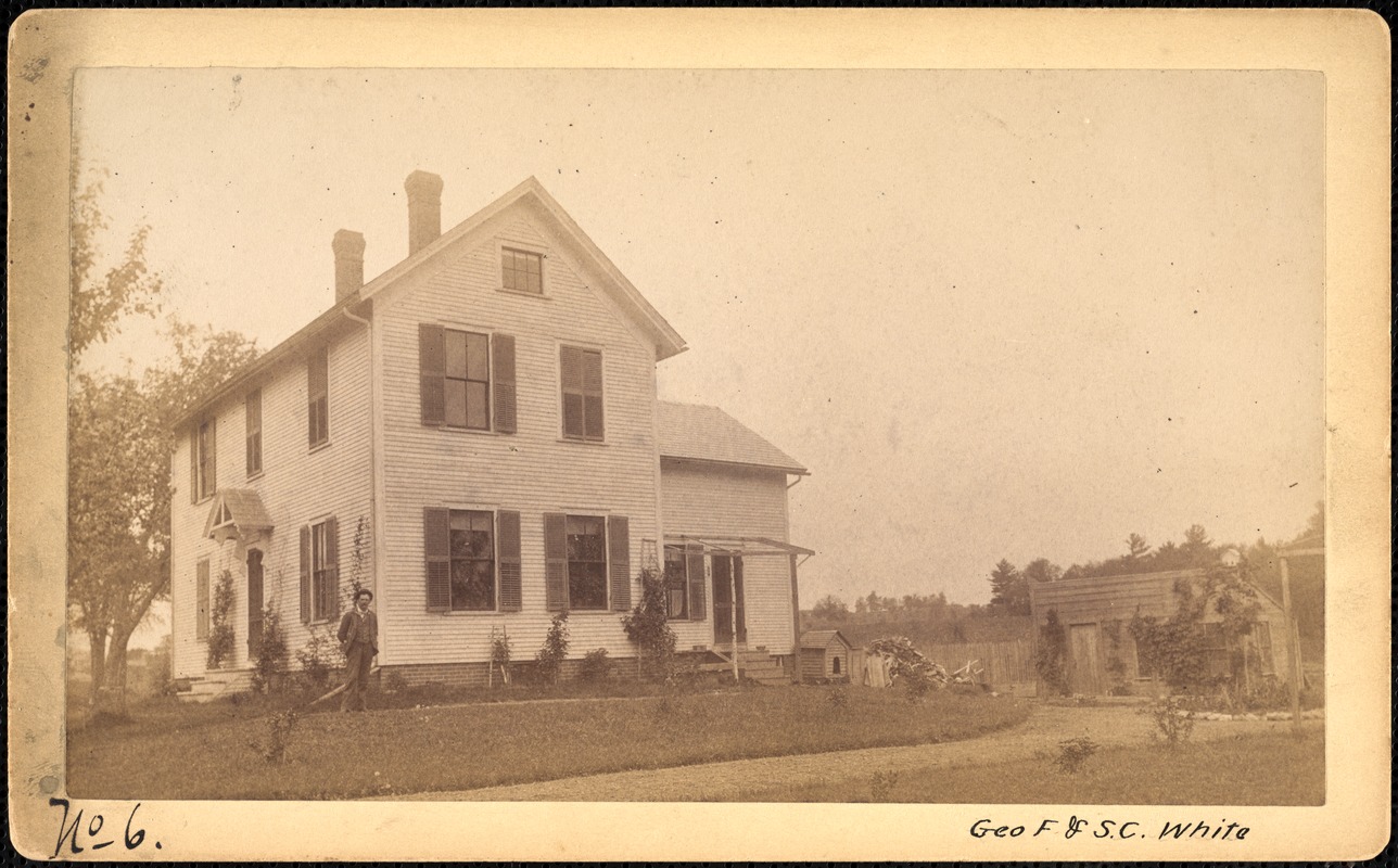 Sudbury Reservoir, real estate, George F. & S. C. White, house, Southborough, Mass., ca. 1893