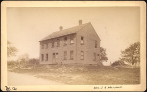 Sudbury Reservoir, real estate, Mrs. S. A. Marshall, house, Southborough, Mass., ca. 1893