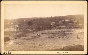 Sudbury Reservoir, construction, from north, Southborough, Mass., ca. 1894