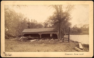 Sudbury Reservoir, real estate, Sawin's Saw Mill, Southborough, Mass., ca. 1893