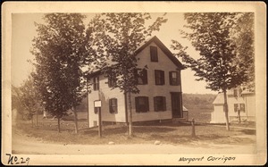 Sudbury Reservoir, real estate, Margaret Carrigan, house, Southborough, Mass., ca. 1893