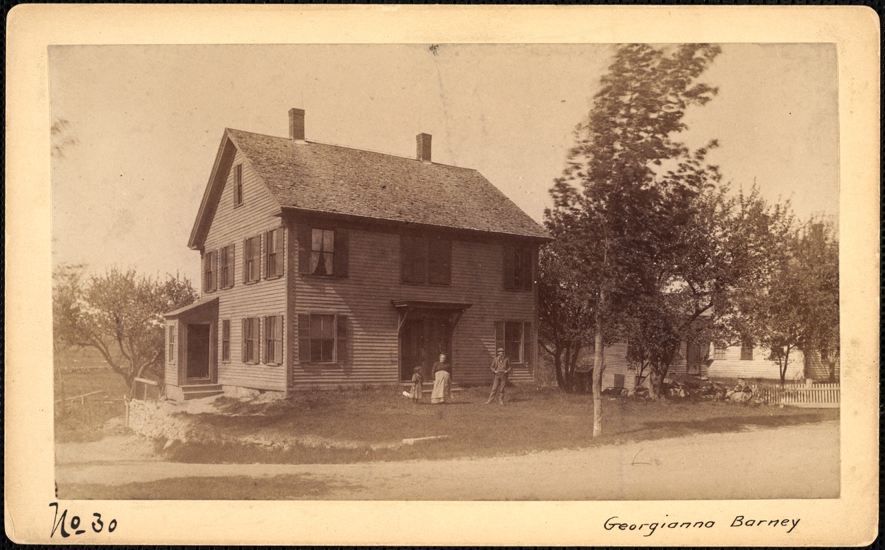 Sudbury Reservoir, real estate, Georgianna Barney, house, Southborough, Mass., ca. 1893