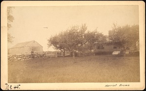 Sudbury Reservoir, real estate, Harriet Brown, house and barn, Southborough, Mass., ca. 1893