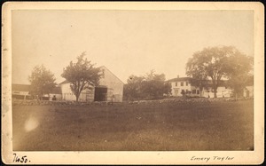 Sudbury Reservoir, real estate, Emery Taylor, house and barn, Southborough, Mass., ca. 1893