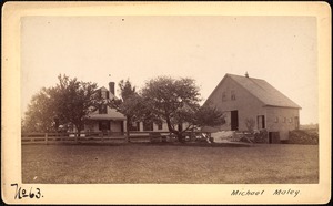 Sudbury Reservoir, real estate, Michael Maley, house and barn, Southborough, Mass., ca. 1893