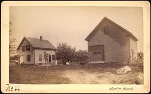 Sudbury Reservoir, real estate, Martin Roach, house and barn, Southborough, Mass., ca. 1893