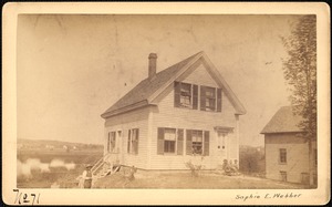 Sudbury Reservoir, real estate, Sophie E. Webber, house, Southborough, Mass., ca. 1893