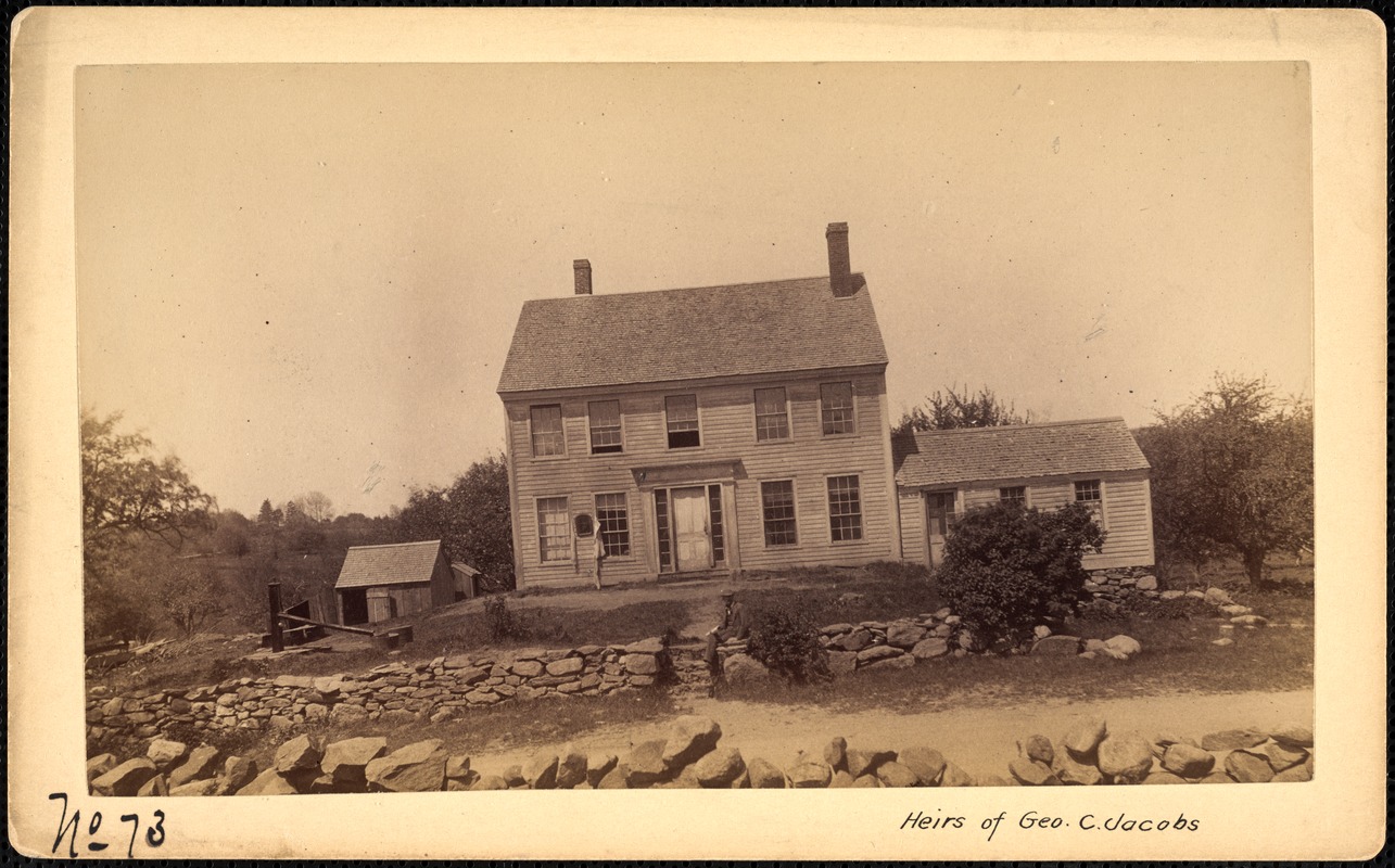 Sudbury Reservoir, real estate, Heirs of George C. Jacobs, house, Southborough, Mass., ca. 1893