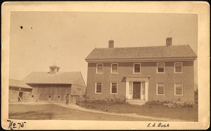 Sudbury Reservoir, real estate, E. A. Buck, house and barn, Southborough, Mass., ca. 1893