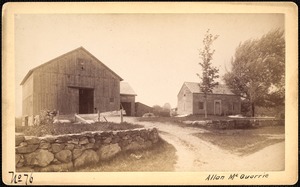 Sudbury Reservoir, real estate, Allan McQuarrie, house and barn, Southborough, Mass., ca. 1893