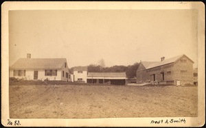 Sudbury Reservoir, real estate, Frederick A. Smith, house and barns, Southborough, Mass., ca. 1893