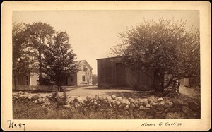 Sudbury Reservoir, real estate, Hiram G. Collins, house and barn, Southborough, Mass., ca. 1893