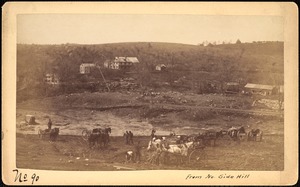 Sudbury Reservoir, construction, from north side hill, Southborough, Mass., ca. 1894