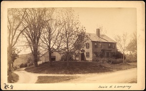 Sudbury Reservoir, real estate, Susie H. Lamprey, house and barn, Southborough, Mass., ca. 1893