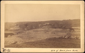 Sudbury Reservoir, construction, site of Dam 5 from north, Southborough, Mass., ca. 1894