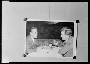 Bob Playfair and unidentified man