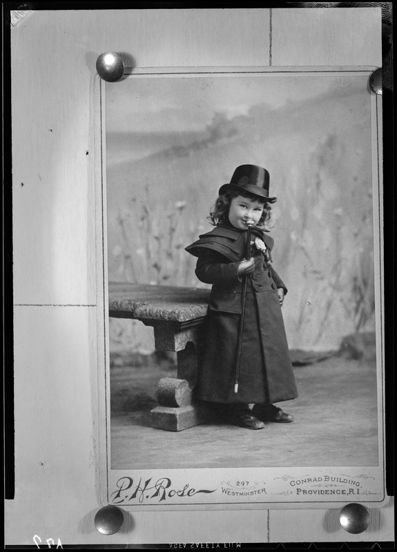 Child with cane