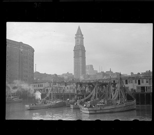 Trot line fishing boats at T Wharf